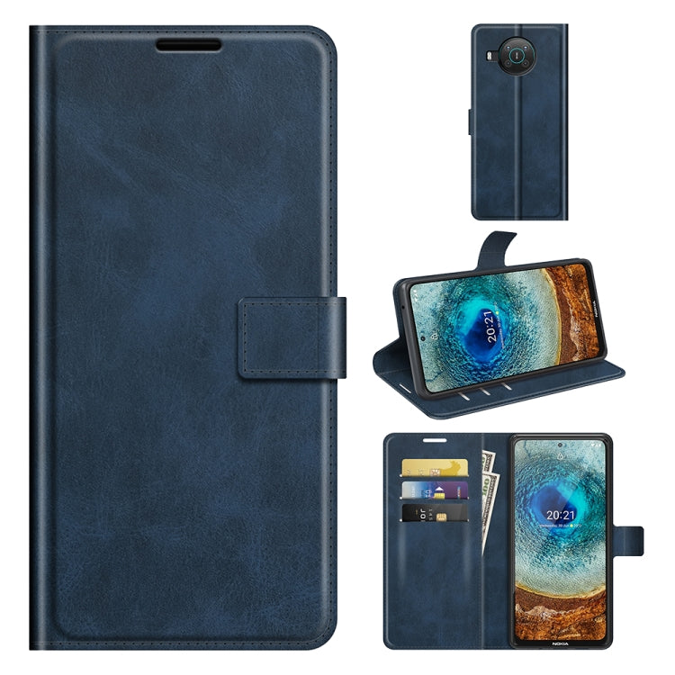 For Nokia X10 / X20 Retro Calf Pattern Buckle Horizontal Flip Leather Case with Holder & Card Slots & Wallet