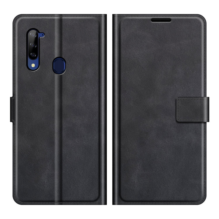For ZTE Libero 5G Retro Calf Pattern Buckle Horizontal Flip Leather Case with Holder & Card Slots & Wallet