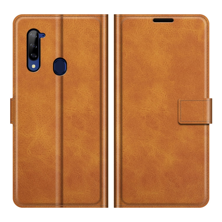 For ZTE Libero 5G Retro Calf Pattern Buckle Horizontal Flip Leather Case with Holder & Card Slots & Wallet