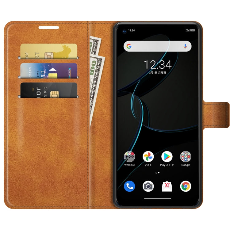 For ZTE Libero 5G Retro Calf Pattern Buckle Horizontal Flip Leather Case with Holder & Card Slots & Wallet