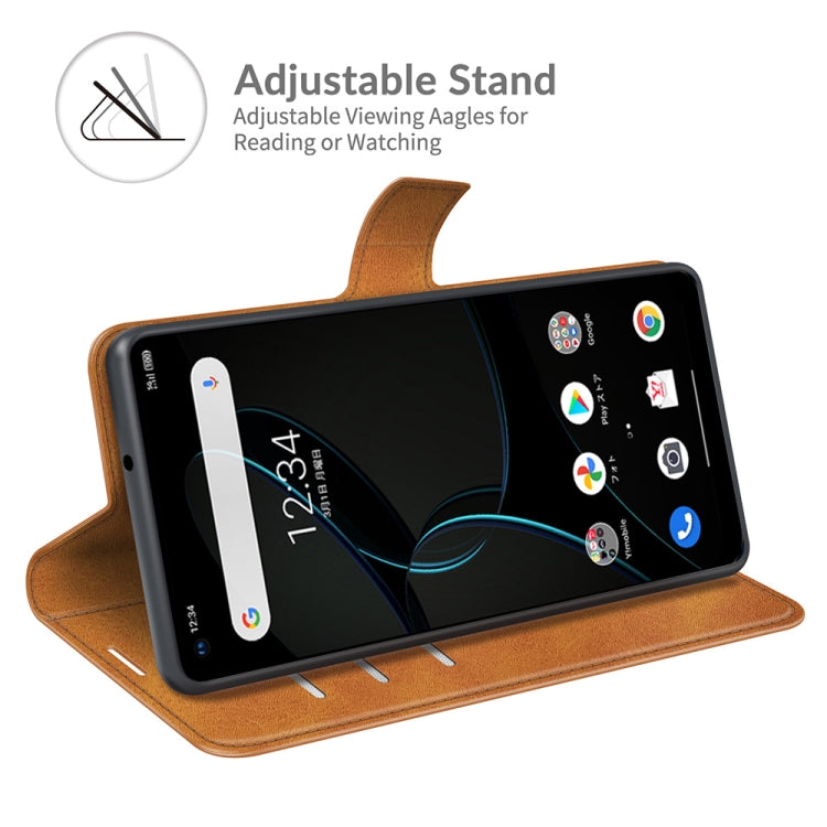 For ZTE Libero 5G Retro Calf Pattern Buckle Horizontal Flip Leather Case with Holder & Card Slots & Wallet