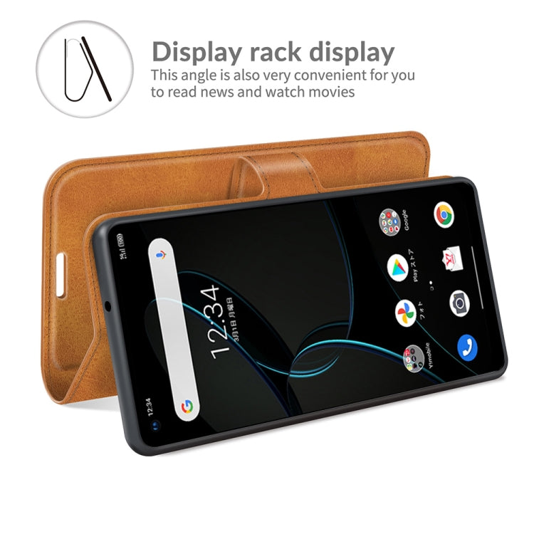 For ZTE Libero 5G Retro Calf Pattern Buckle Horizontal Flip Leather Case with Holder & Card Slots & Wallet