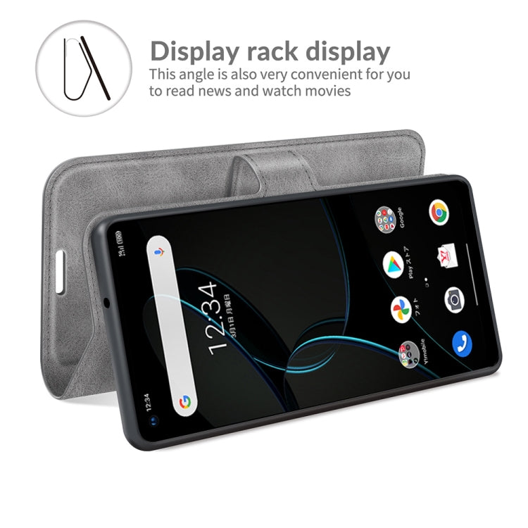 For ZTE Libero 5G Retro Calf Pattern Buckle Horizontal Flip Leather Case with Holder & Card Slots & Wallet