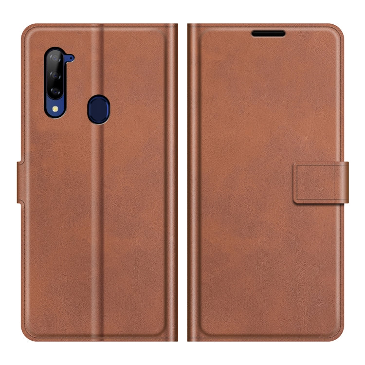 For ZTE Libero 5G Retro Calf Pattern Buckle Horizontal Flip Leather Case with Holder & Card Slots & Wallet