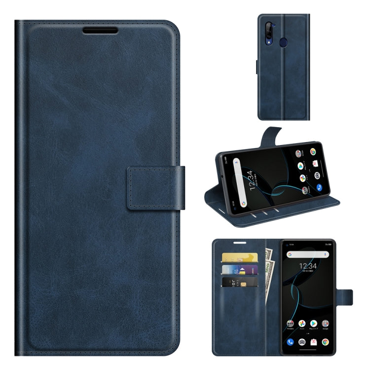 For ZTE Libero 5G Retro Calf Pattern Buckle Horizontal Flip Leather Case with Holder & Card Slots & Wallet