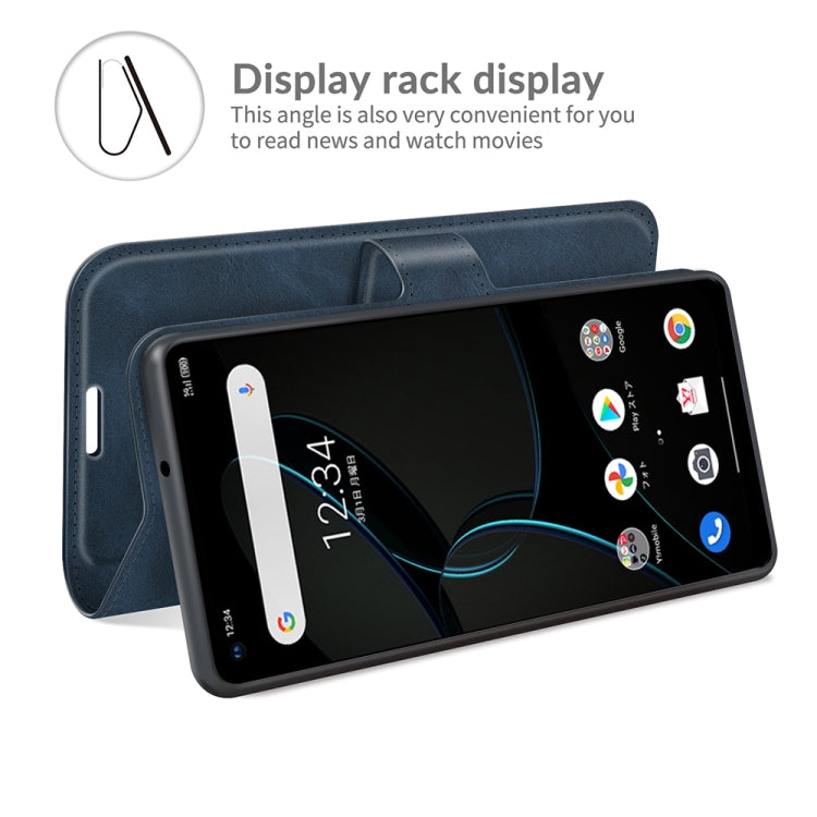 For ZTE Libero 5G Retro Calf Pattern Buckle Horizontal Flip Leather Case with Holder & Card Slots & Wallet