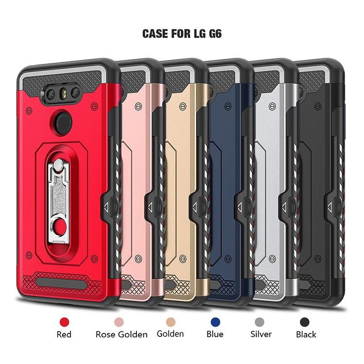 Shockproof PC + TPU Case for LG G6, with Holder