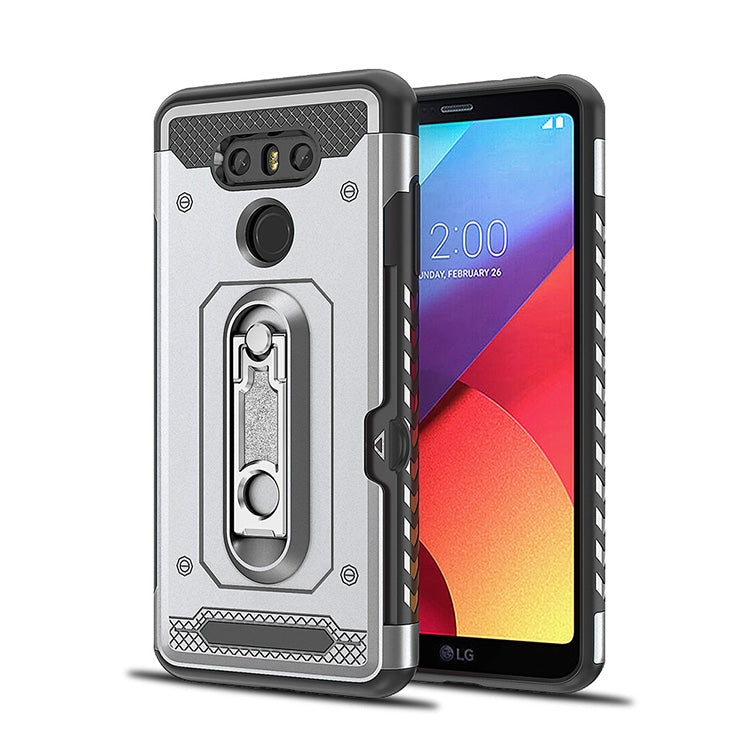 Shockproof PC + TPU Case for LG G6, with Holder