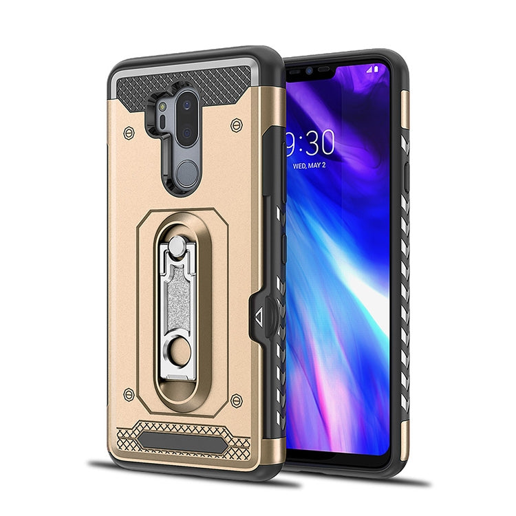 Shockproof PC + TPU Case for LG G7, with Holder