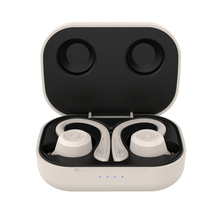 T20 TWS Bluetooth Hooks Wireless Sports Headphones with Charging Box IPX6 Waterproof Noise-cancelling Earphones