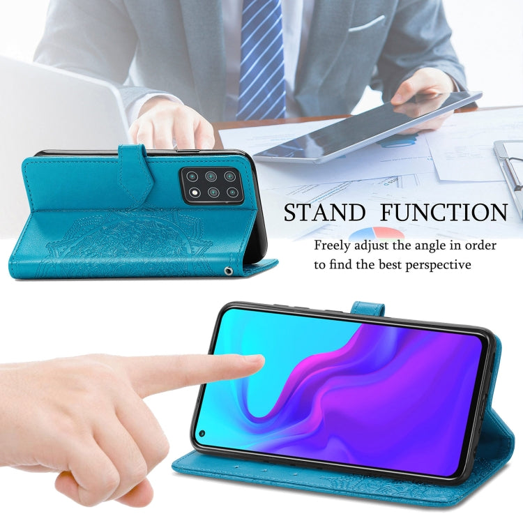 For Cubot X30 Mandala Flower Embossed Horizontal Flip Leather Case with Holder & Three Card Slots & Wallet & Lanyard