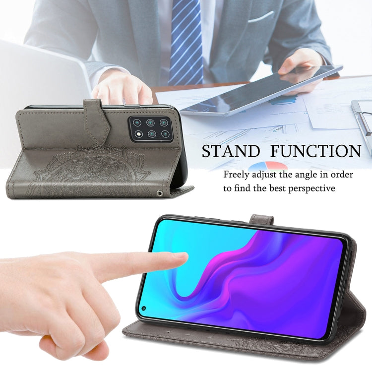 For Cubot X30 Mandala Flower Embossed Horizontal Flip Leather Case with Holder & Three Card Slots & Wallet & Lanyard