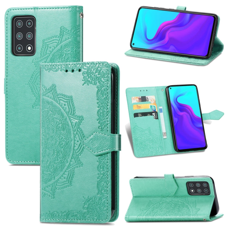 For Cubot X30 Mandala Flower Embossed Horizontal Flip Leather Case with Holder & Three Card Slots & Wallet & Lanyard