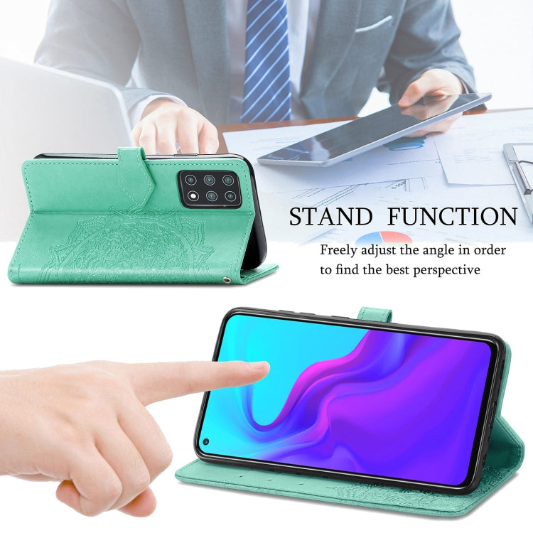 For Cubot X30 Mandala Flower Embossed Horizontal Flip Leather Case with Holder & Three Card Slots & Wallet & Lanyard