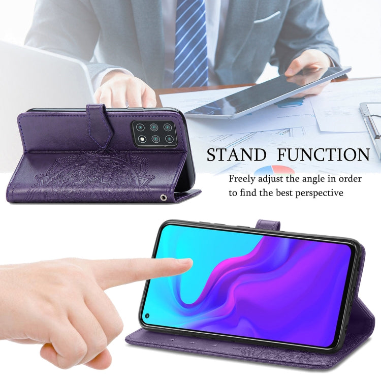 For Cubot X30 Mandala Flower Embossed Horizontal Flip Leather Case with Holder & Three Card Slots & Wallet & Lanyard