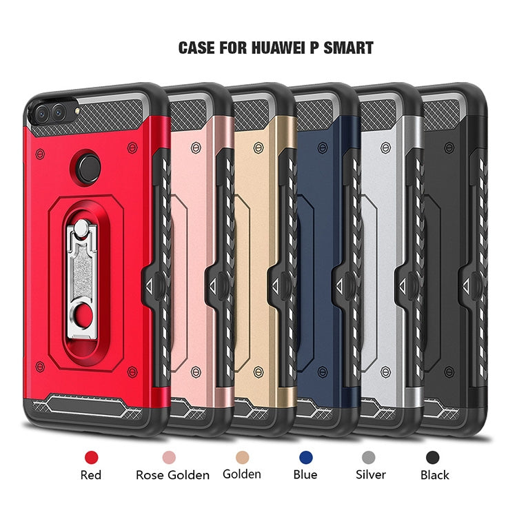 Shockproof PC + TPU Case for Huawei P Smart (2019) / Honor 10 Lite, with Holder