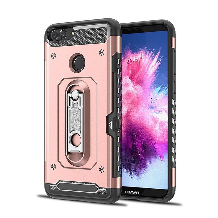 Shockproof PC + TPU Case for Huawei P Smart (2019) / Honor 10 Lite, with Holder