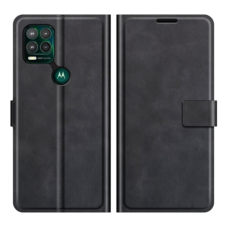 For Motorola G Stylus 5G Retro Calf Pattern Buckle Card Wallet Left and Right Flip Phone Holster with Bracket Function