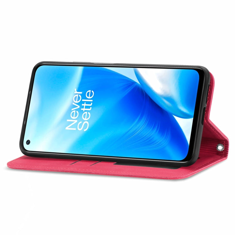 For OnePlus Nord N200 5G Retro Skin Feel Business Magnetic Horizontal Flip Leather Case with Holder & Card Slots & Wallet & Photo Frame