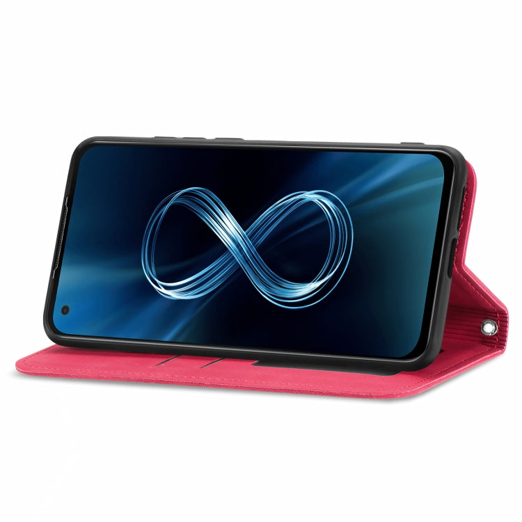 For Asus Zenfone 8 ZS590KS Retro Skin Feel Business Magnetic Horizontal Flip Leather Case with Holder & Card Slots & Wallet & Photo Frame