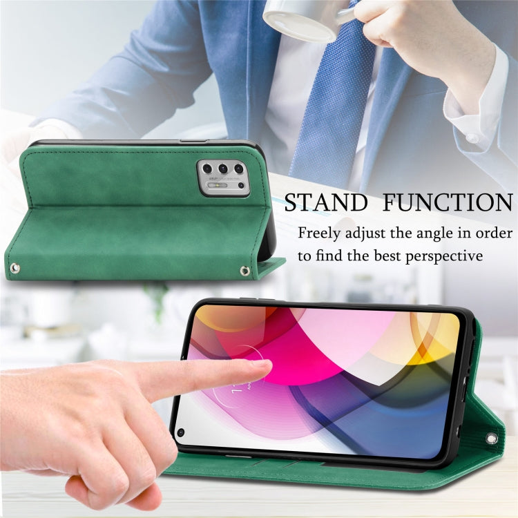 For Motorola Moto G Stylus 2021 Retro Skin Feel Business Magnetic Horizontal Flip Leather Case with Holder & Card Slots & Wallet & Photo Frame