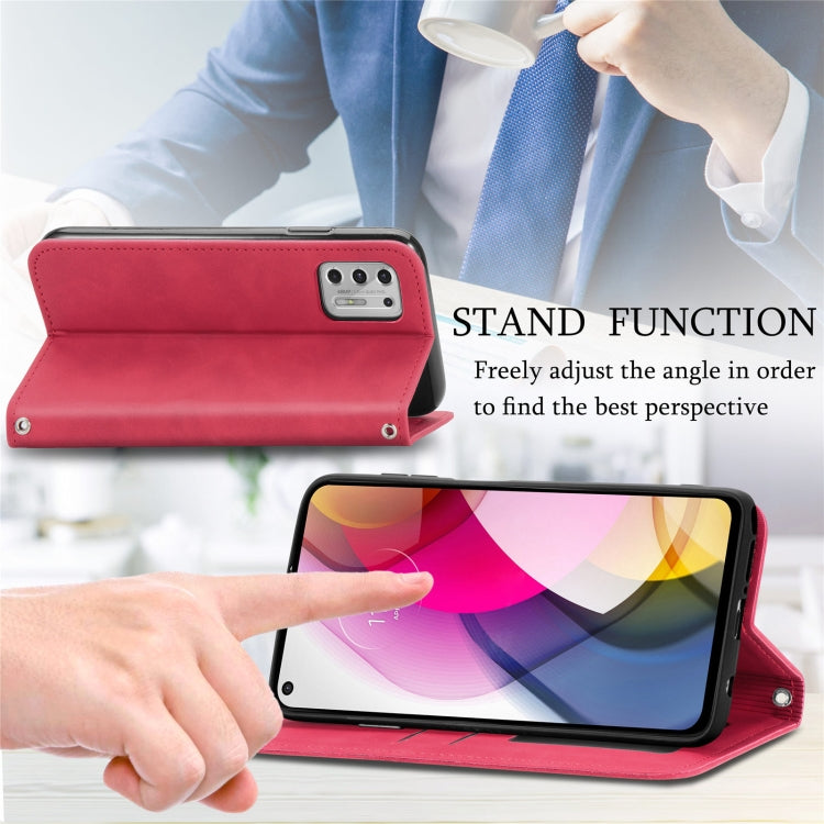 For Motorola Moto G Stylus 2021 Retro Skin Feel Business Magnetic Horizontal Flip Leather Case with Holder & Card Slots & Wallet & Photo Frame