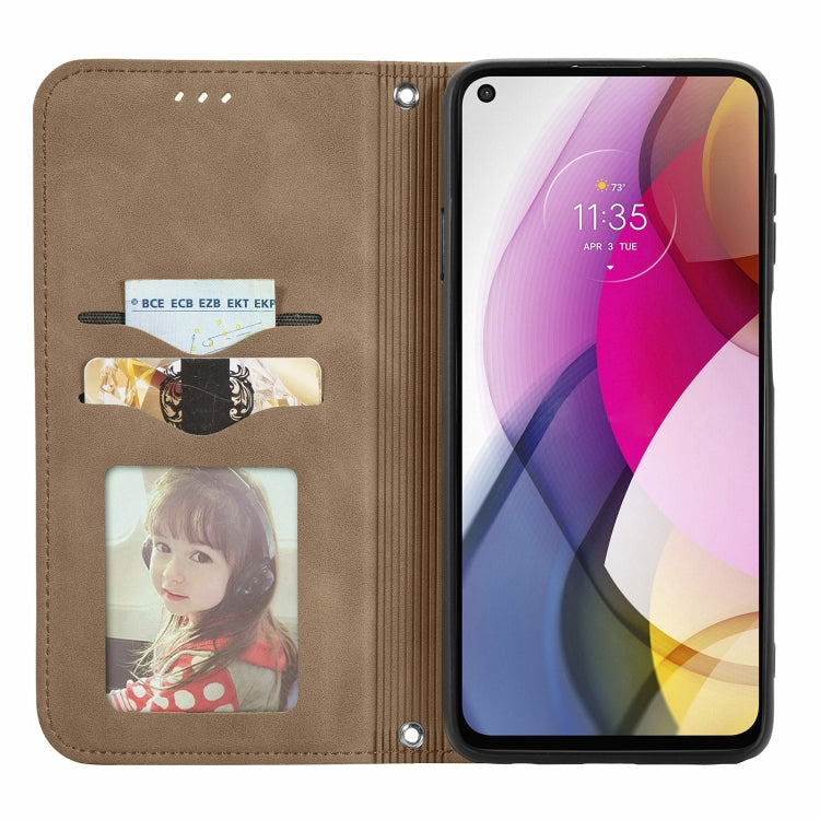 For Motorola Moto G Stylus 2021 Retro Skin Feel Business Magnetic Horizontal Flip Leather Case with Holder & Card Slots & Wallet & Photo Frame