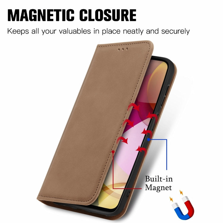 For Motorola Moto G Stylus 2021 Retro Skin Feel Business Magnetic Horizontal Flip Leather Case with Holder & Card Slots & Wallet & Photo Frame