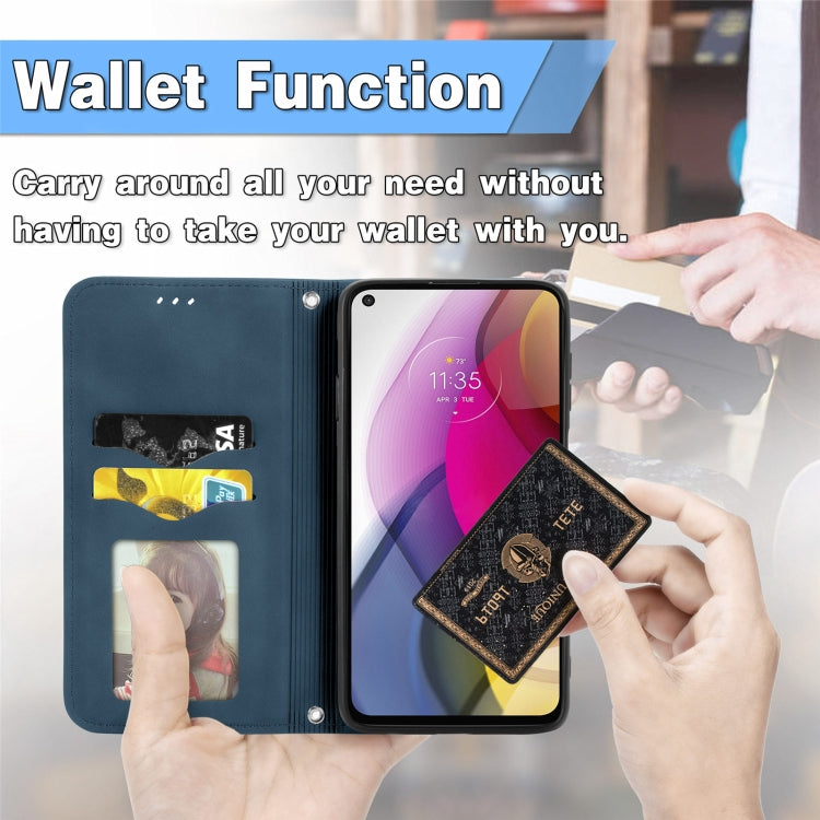 For Motorola Moto G Stylus 2021 Retro Skin Feel Business Magnetic Horizontal Flip Leather Case with Holder & Card Slots & Wallet & Photo Frame