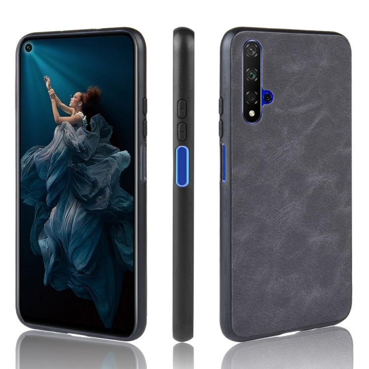 Shockproof Sheep Skin PC + PU + TPU Case for Huawei Honor 20
