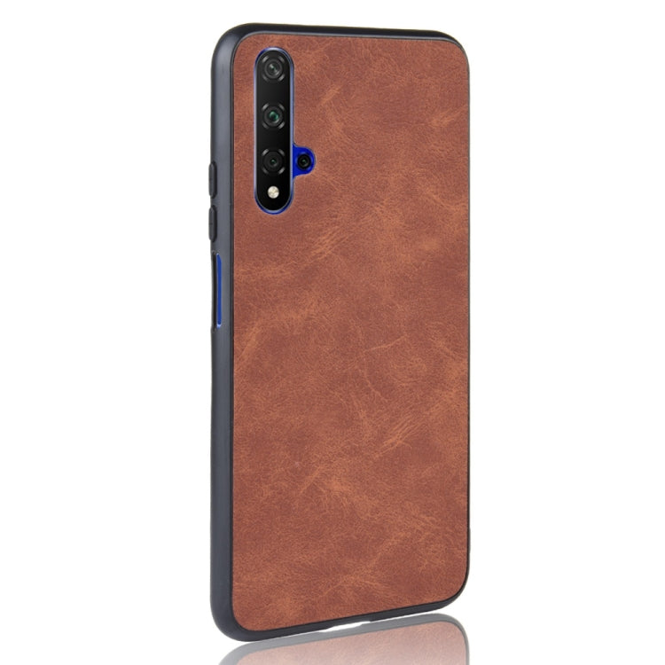 Shockproof Sheep Skin PC + PU + TPU Case for Huawei Honor 20