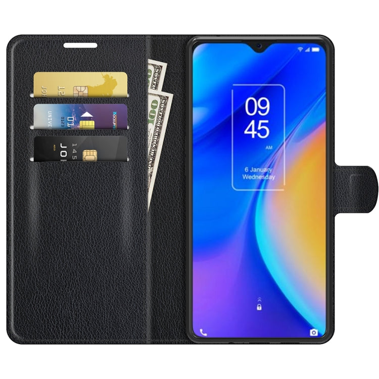 For TCL 20 SE Litchi Texture Horizontal Flip Protective Case with Holder & Card Slots & Wallet