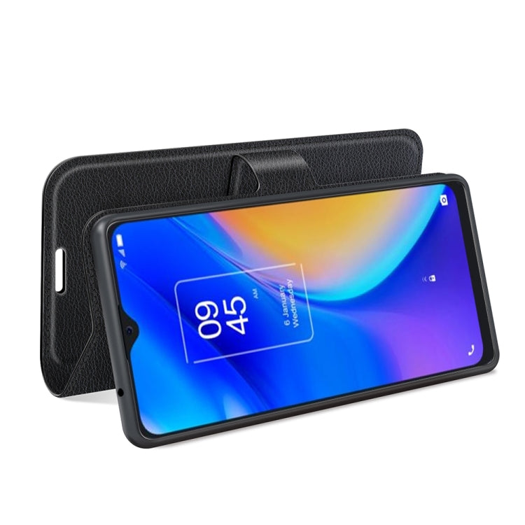 For TCL 20 SE Litchi Texture Horizontal Flip Protective Case with Holder & Card Slots & Wallet