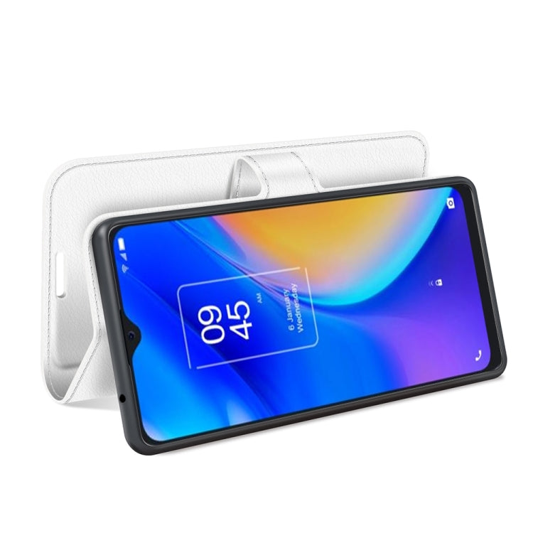 For TCL 20 SE Litchi Texture Horizontal Flip Protective Case with Holder & Card Slots & Wallet