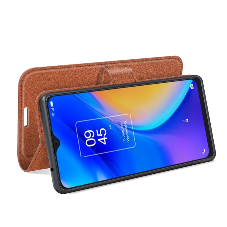 For TCL 20 SE Litchi Texture Horizontal Flip Protective Case with Holder & Card Slots & Wallet