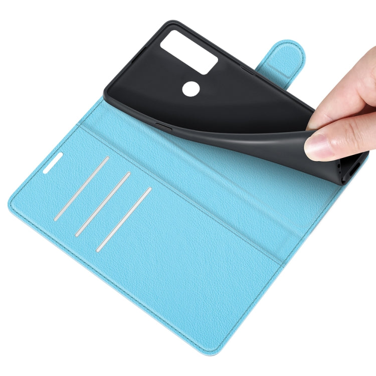 For TCL 20 SE Litchi Texture Horizontal Flip Protective Case with Holder & Card Slots & Wallet