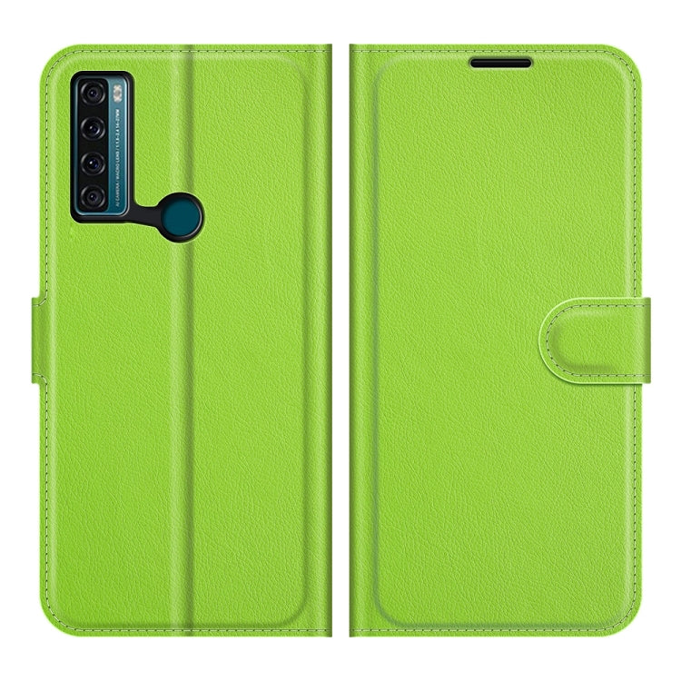 For TCL 20 SE Litchi Texture Horizontal Flip Protective Case with Holder & Card Slots & Wallet