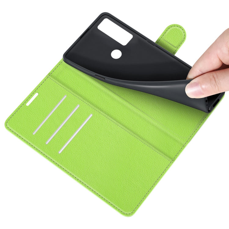 For TCL 20 SE Litchi Texture Horizontal Flip Protective Case with Holder & Card Slots & Wallet