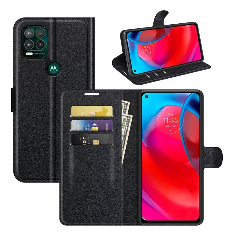 For Motorola Moto G Stylus 5G Litchi Texture Horizontal Flip Protective Case with Holder & Card Slots & Wallet