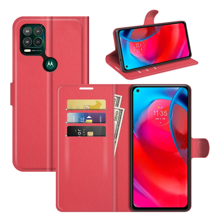For Motorola Moto G Stylus 5G Litchi Texture Horizontal Flip Protective Case with Holder & Card Slots & Wallet