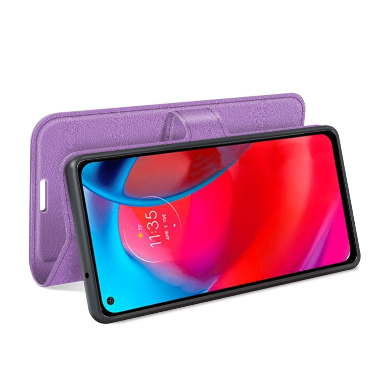For Motorola Moto G Stylus 5G Litchi Texture Horizontal Flip Protective Case with Holder & Card Slots & Wallet