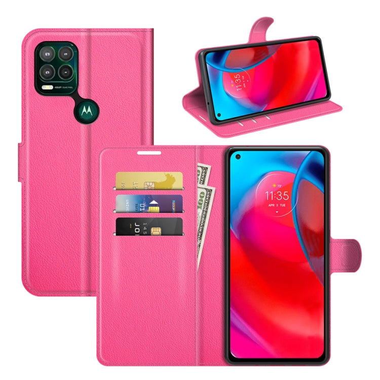 For Motorola Moto G Stylus 5G Litchi Texture Horizontal Flip Protective Case with Holder & Card Slots & Wallet