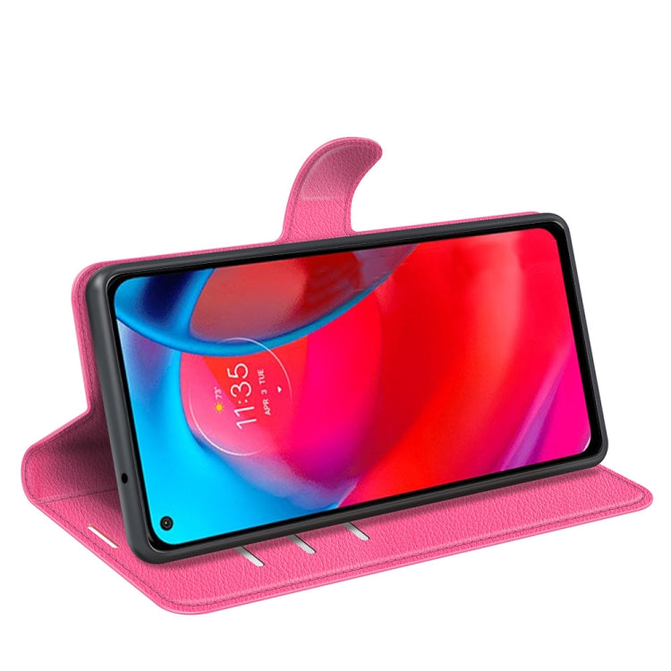 For Motorola Moto G Stylus 5G Litchi Texture Horizontal Flip Protective Case with Holder & Card Slots & Wallet