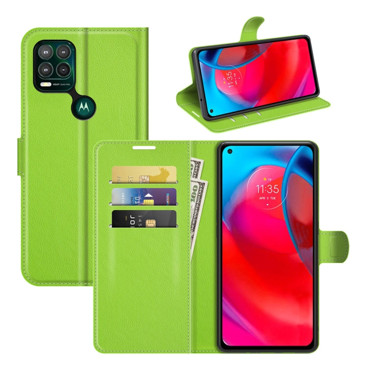 For Motorola Moto G Stylus 5G Litchi Texture Horizontal Flip Protective Case with Holder & Card Slots & Wallet