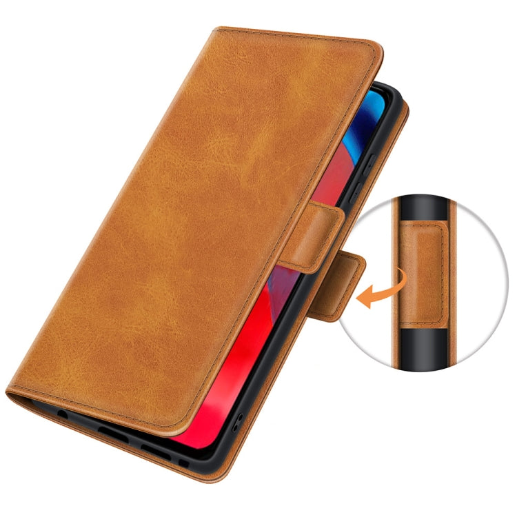 For Motorola Moto G Stylus 5G Dual-side Magnetic Buckle Horizontal Flip Leather Case with Holder & Card Slots & Wallet