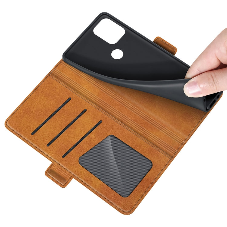 For Motorola Moto G Stylus 5G Dual-side Magnetic Buckle Horizontal Flip Leather Case with Holder & Card Slots & Wallet