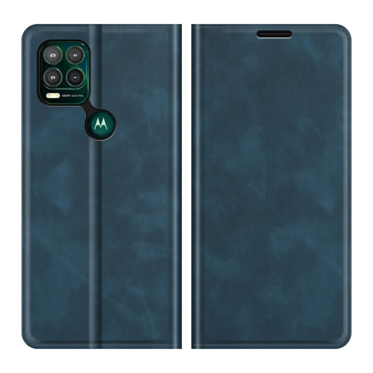 For Motorola Moto G Stylus 5G Retro-skin Business Magnetic Suction Leather Case with Holder & Card Slots & Wallet