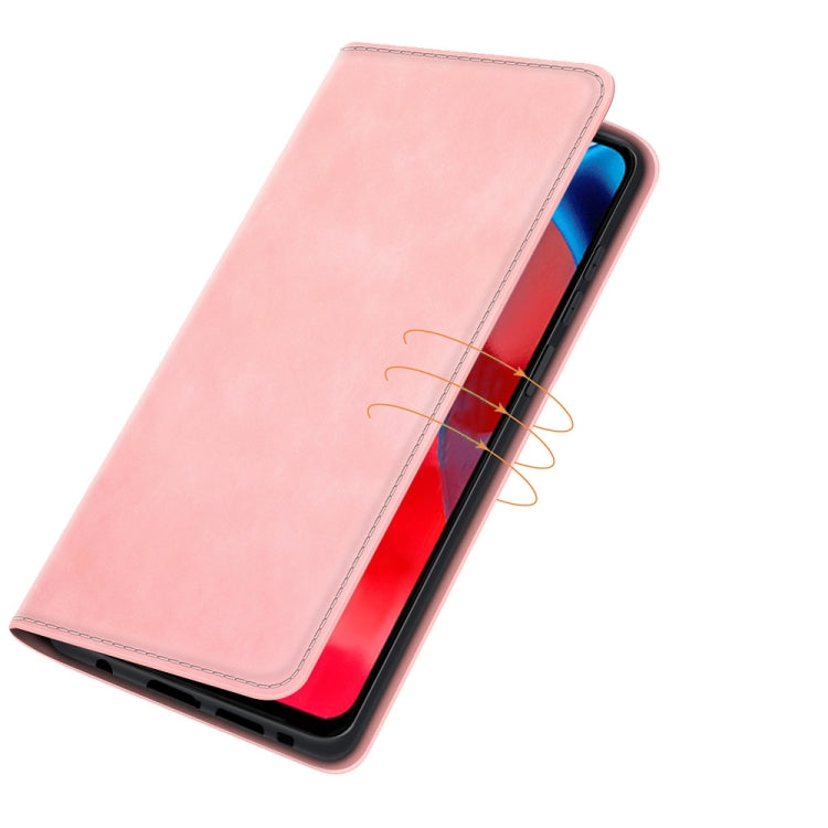 For Motorola Moto G Stylus 5G Retro-skin Business Magnetic Suction Leather Case with Holder & Card Slots & Wallet