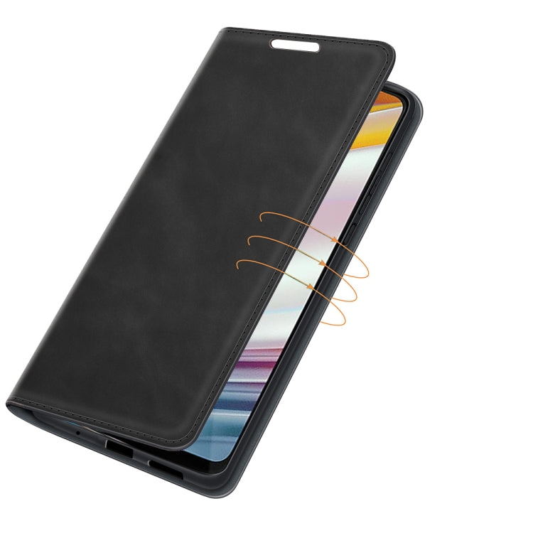 For Motorola Moto G60/G40 Fusion Retro-skin Business Magnetic Suction Leather Case with Holder & Card Slots & Wallet