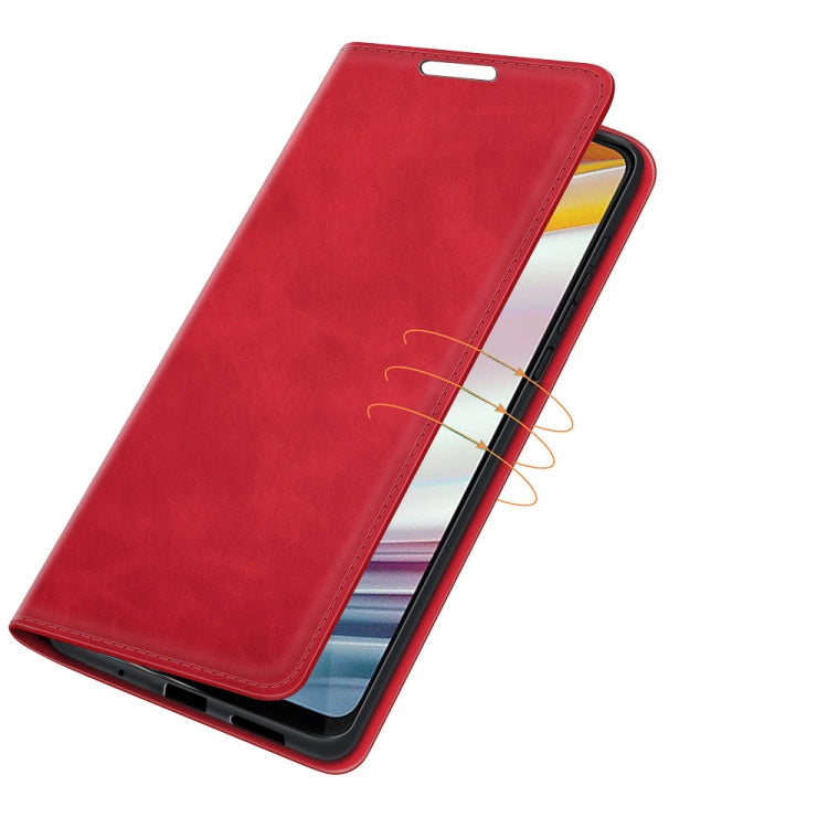 For Motorola Moto G60/G40 Fusion Retro-skin Business Magnetic Suction Leather Case with Holder & Card Slots & Wallet